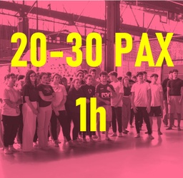 7.1.-PACK ESPECIAL GRUPS ( 20-30 PAX) Flipp elàstics i Flipp xarxes ( 1 hora activitat)